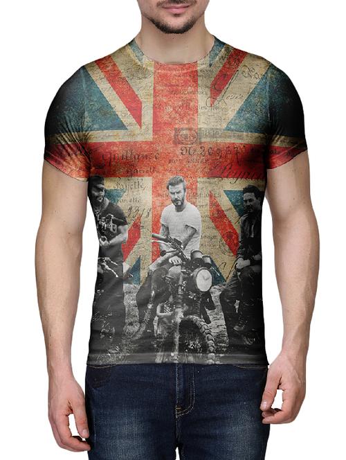 multi colored polyester front print tshirt - 11088539 - Very Small Image - 1