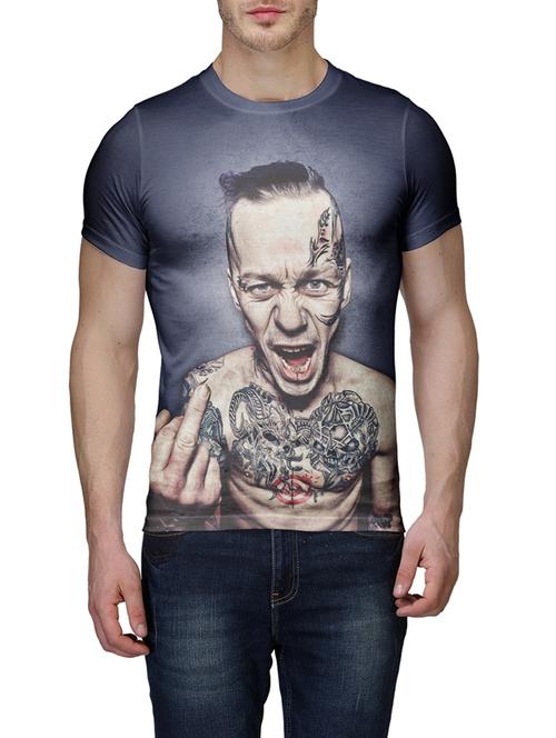 multi colored polyester front print tshirt - 11088591 - Very Small Image - 1