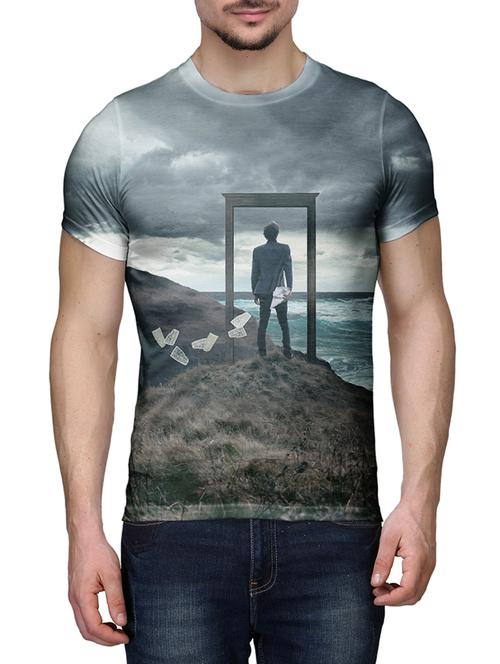multi colored polyester front print tshirt - 11088617 - Very Small Image - 1