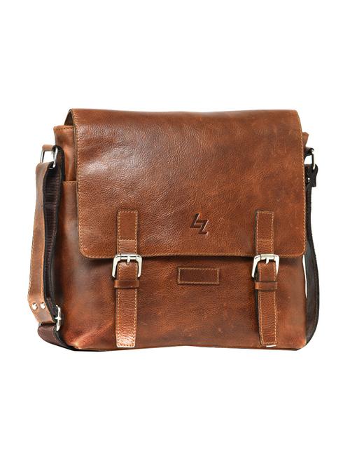 brown leather laptopbag - 11089469 - Very Small Image - 1