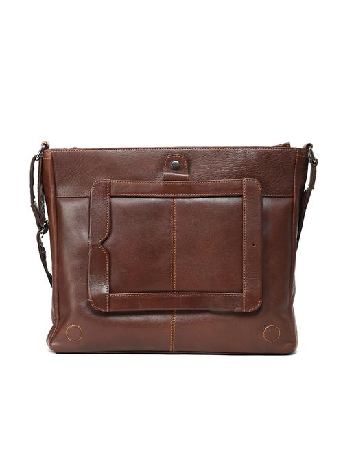 brown leather messengerbag - 11089475 - Very Small Image - 1