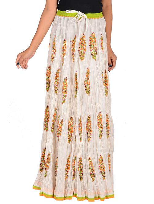 multi colored cotton skirts - 11090144 - Very Small Image - 1