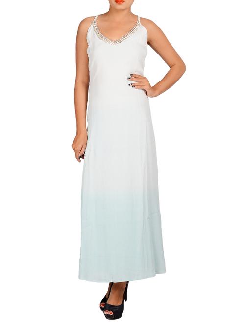 styled back embellished maxi dress - 11090149 - Very Small Image - 1