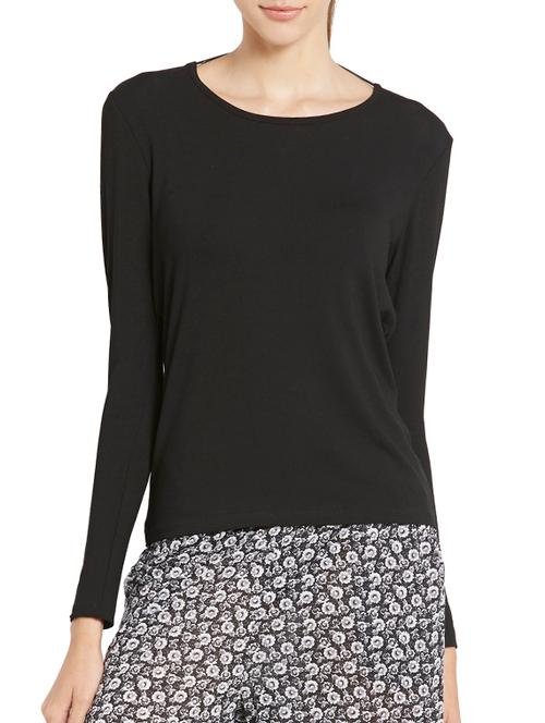 black viscose top - 11090849 - Very Small Image - 1