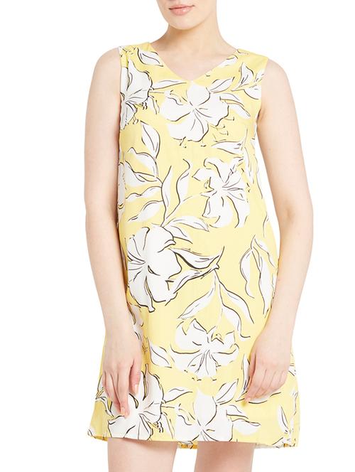yellow polyester dress - 11090867 - Very Small Image - 1