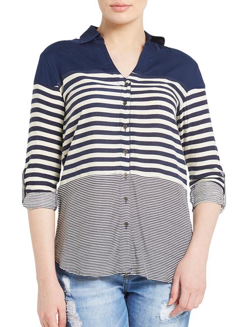 multi colored rayon shirt - 11090919 - Very Small Image - 1