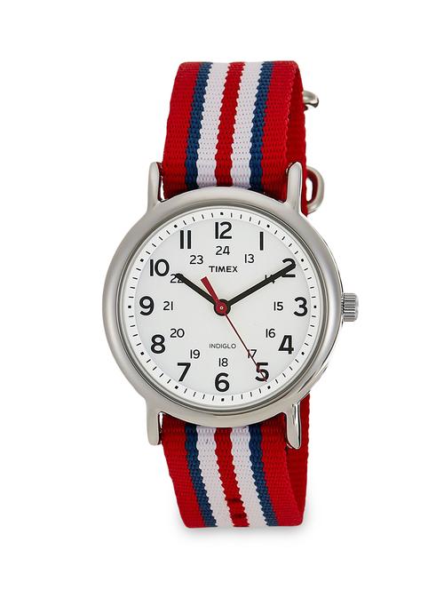 multicolored strap analogue watch - 1109896 - Very Small Image - 1