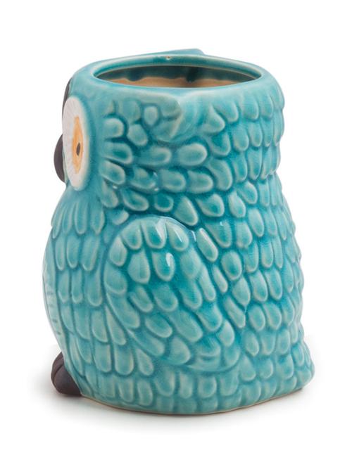 perched owl vase - teal - 11100056 - Very Small Image - 1