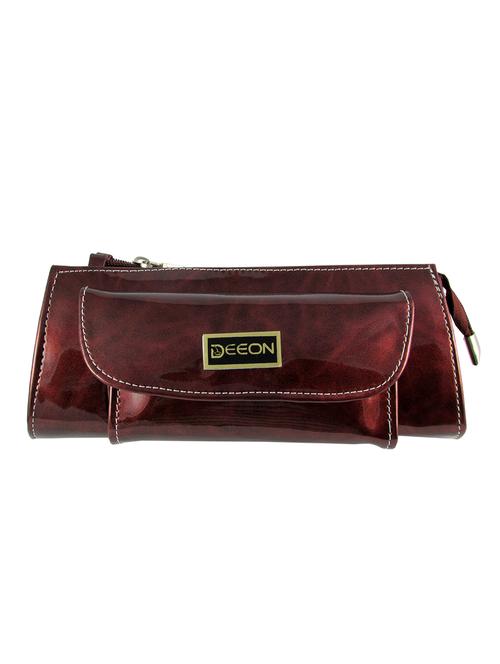 copper leatherette clutch - 11100194 - Very Small Image - 1
