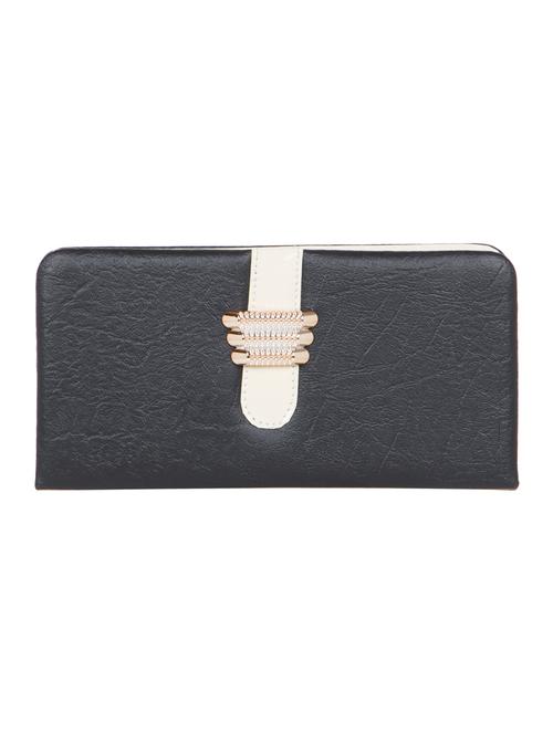 black leatherette clutch - 11100413 - Very Small Image - 1