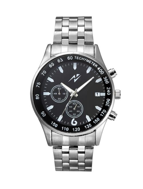yepme men's chronograph watch - black/silver - 11101971 - Very Small Image - 1