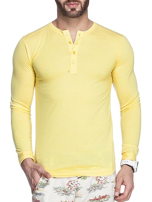 yellow rayon tshirt - 11103310 - Very Small Image - 1