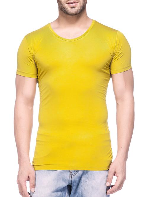 yellow viscose tshirt - 11103354 - Very Small Image - 1