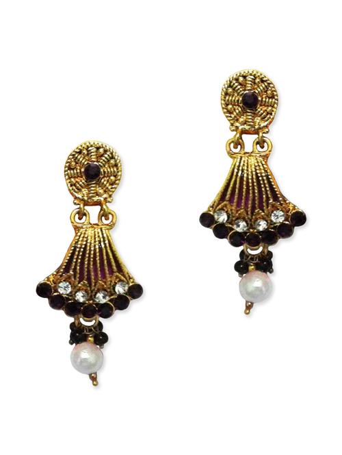 multi colored metal drop earring - 11105392 - Very Small Image - 1