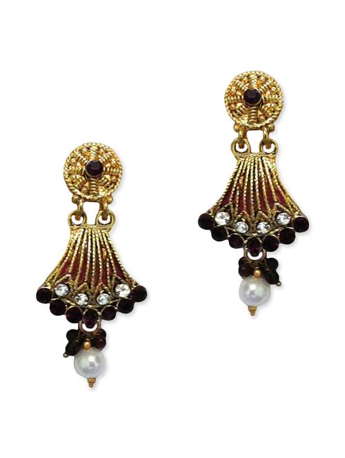 multi colored metal drop earring - 11105393 - Very Small Image - 1