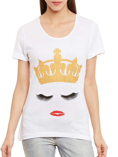 white cotton regular top - 11111945 - Very Small Image - 1