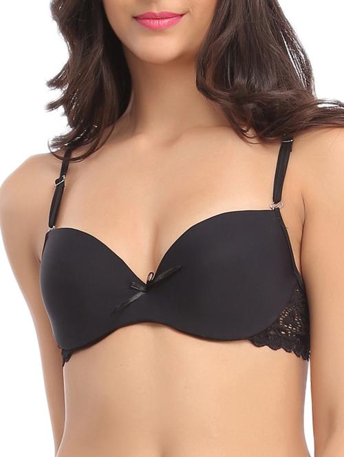 black lace push up bra - 11112636 - Very Small Image - 1