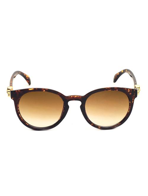 brown plastic round men sunglass - 11113021 - Very Small Image - 1