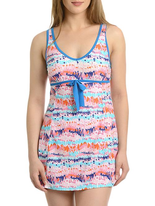 multicolor cotton functional swimsuit - 11113386 - Very Small Image - 1