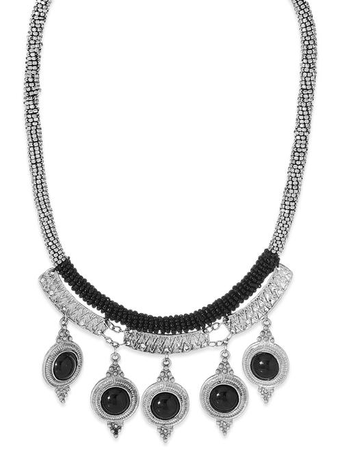 silver beads necklace - 11113887 - Very Small Image - 1