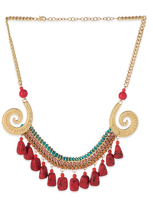 gold alloy necklace - 11113889 - Very Small Image - 1