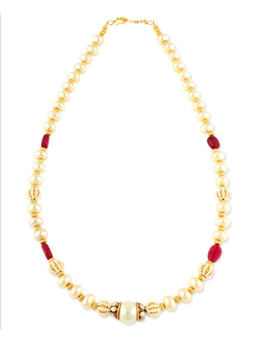 multi colored plastic pearl necklace - 11114634 - Very Small Image - 1