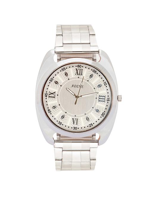 silver stainless steel analog watch - 11114746 - Very Small Image - 1