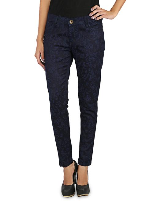 black printed tapered jeggings - 1111953 - Very Small Image - 1