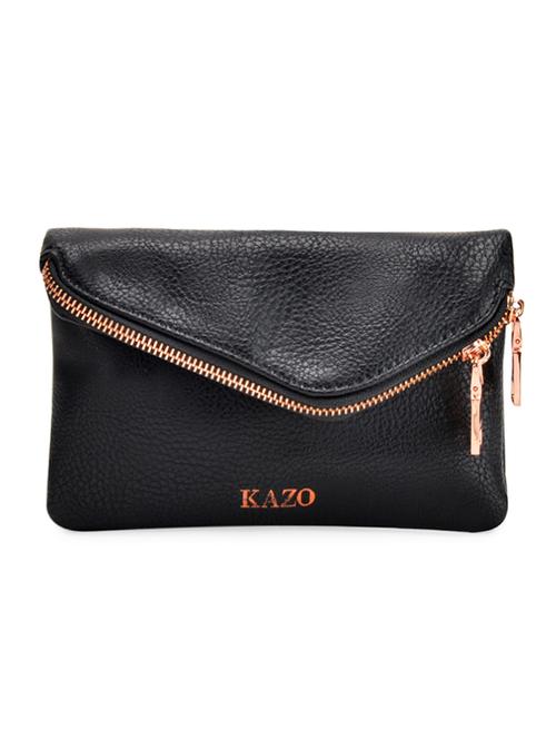 black leatherette clutch - 11122869 - Very Small Image - 1