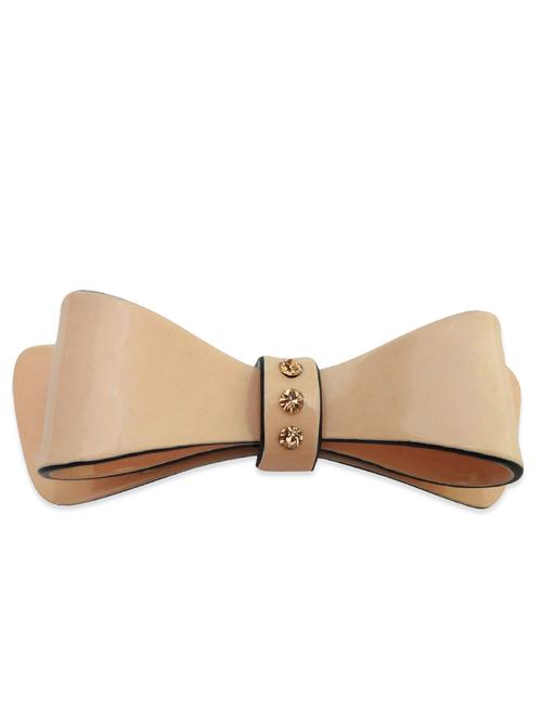 peach colour hair ponytail barrette clutcher clip alligator buckle - 11122946 - Very Small Image - 1
