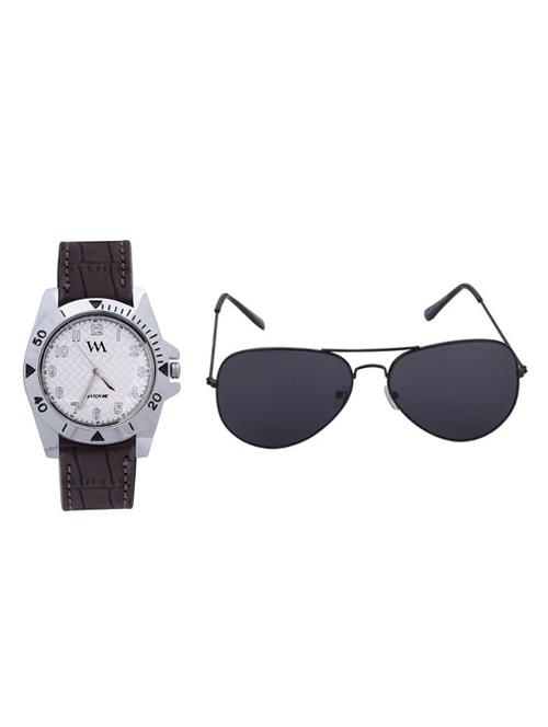 black leather wrist watch - 11123071 - Very Small Image - 1