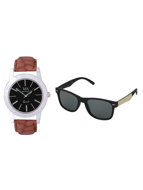 analogue watch and sunglass combo - 11123089 - Very Small Image - 1