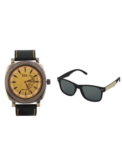 watch and sunglass combo - 11123101 - Very Small Image - 1