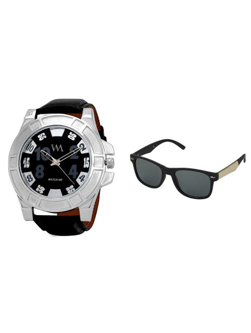 analogue watch and sunglass combo - 11123110 - Very Small Image - 1
