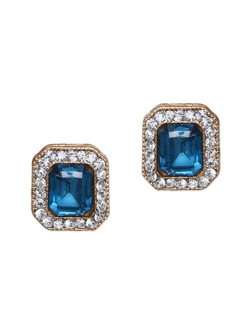 stone embellished geometric earrings - 1112348 - Very Small Image - 1