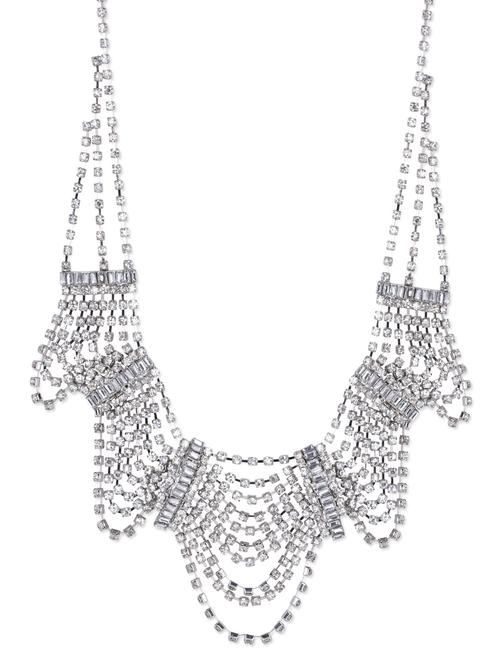 crystal embellished multilayered neckpiece - 1112357 - Very Small Image - 1