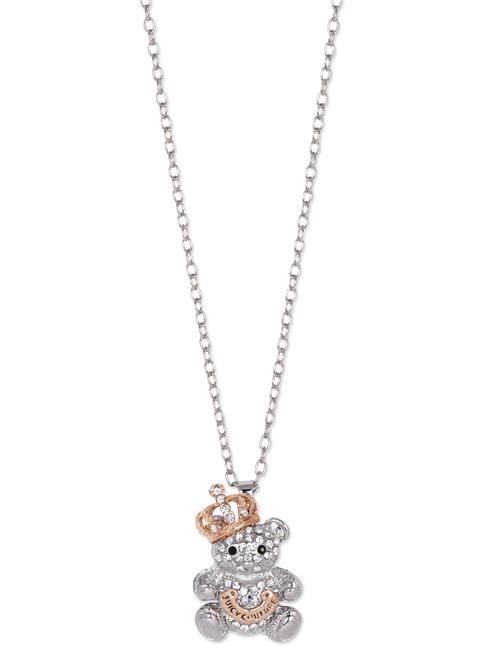 embellished teddy with crown pendent neckpiece - 1112399 - Very Small Image - 1