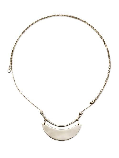 silver metal long necklace - 11124207 - Very Small Image - 1
