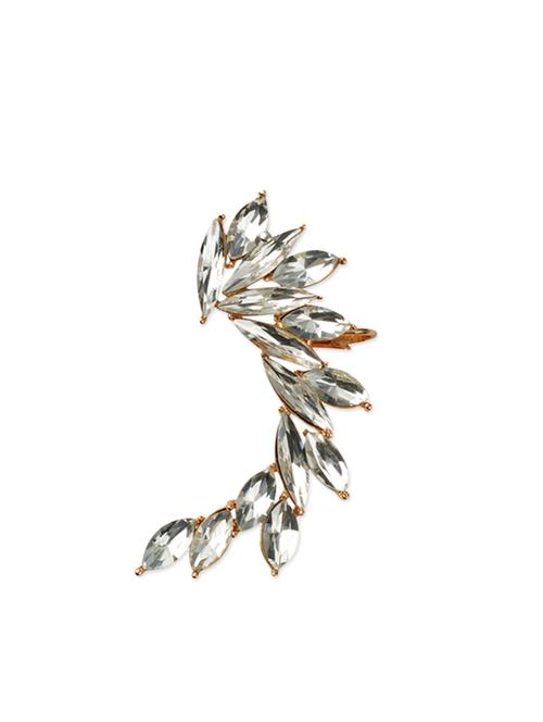 silver metal cuff earrings - 11124266 - Very Small Image - 1
