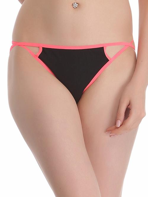 orange cotton bikini panty - 11125305 - Very Small Image - 1
