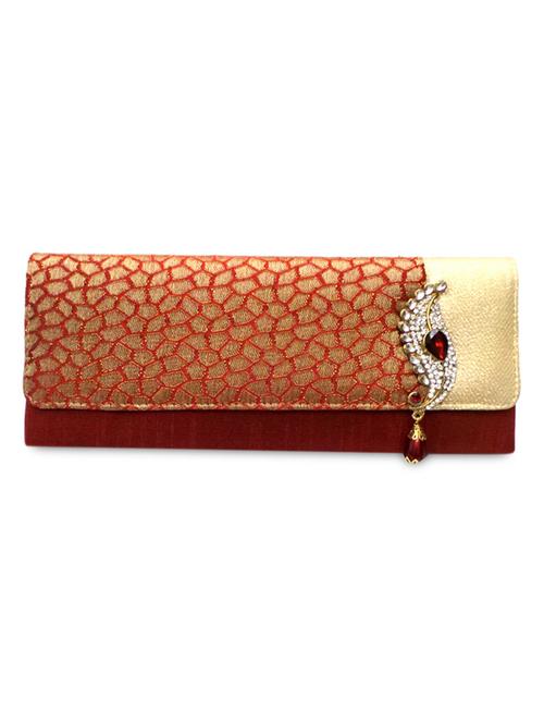 red embellished box clutch - 1112531 - Very Small Image - 1