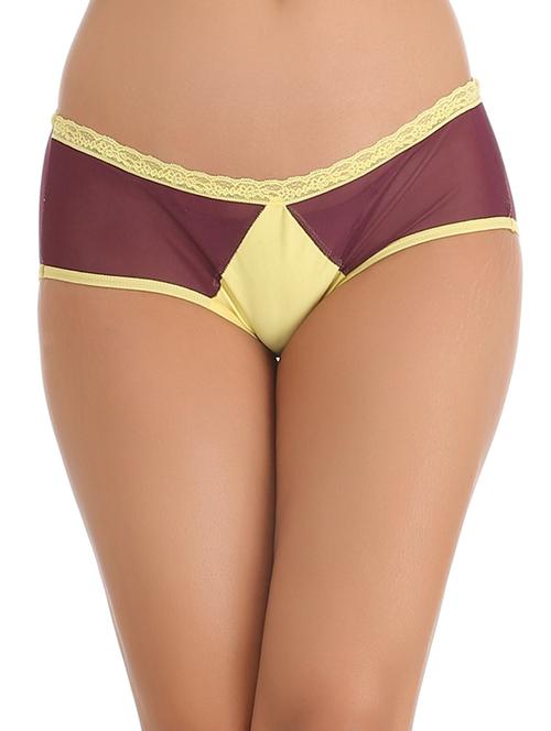 purple lace hipster panty - 11125320 - Very Small Image - 1