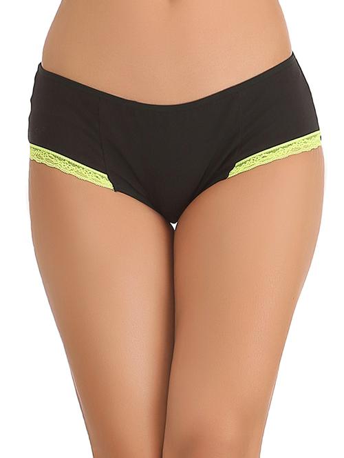 black cotton hipster panty - 11125357 - Very Small Image - 1
