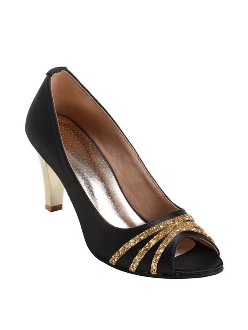 black leatherette closed back sandals - 11127013 - Very Small Image - 1