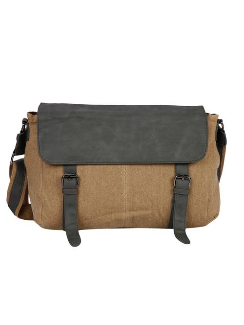 beige leatherette sling bag - 11140918 - Very Small Image - 1