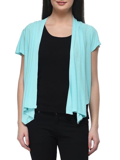 light blue crepe shrug - 11141641 - Very Small Image - 1
