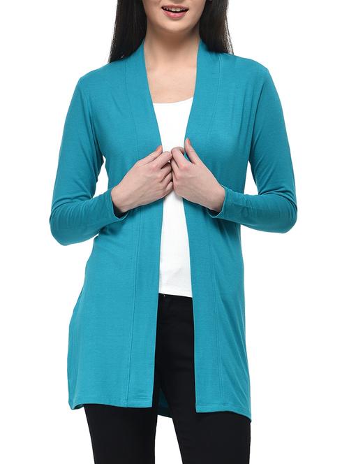 light blue viscose casual shrug - 11141649 - Very Small Image - 1
