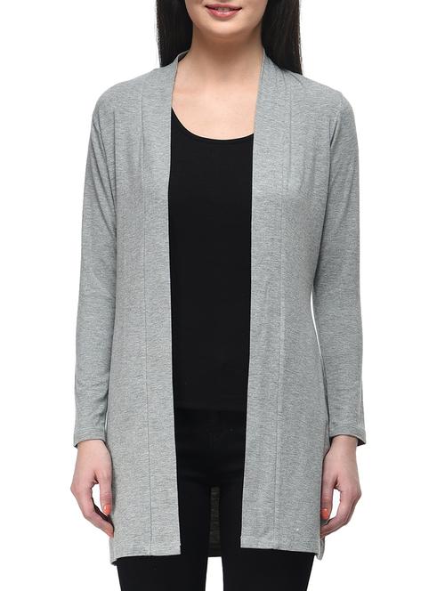 grey viscose shrug - 11141656 - Very Small Image - 1