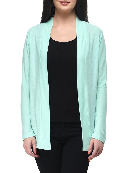light blue crepe shrug - 11141668 - Very Small Image - 1
