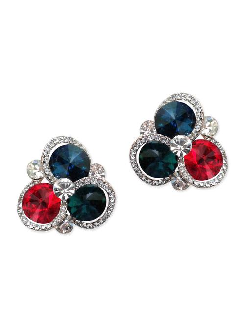 multi colored metal studs earrings - 11142207 - Very Small Image - 1